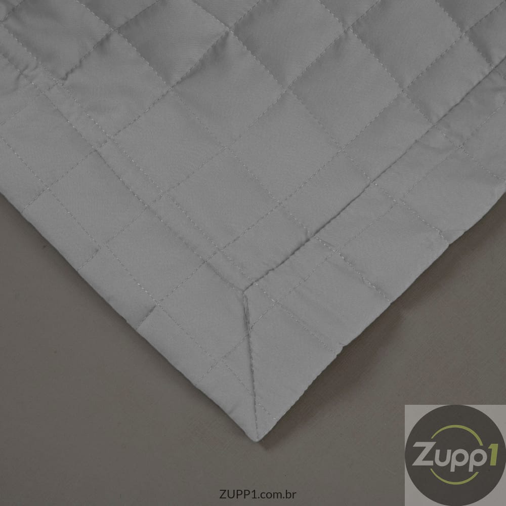 Kit Cobre Leito Matelado Copacabana 2 Peças Solteiro 100% Poliéster Micropercal