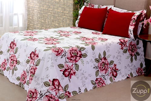 Colcha Bel Queen 03 pçs Amapola
