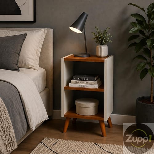 Mesa de Cabeceira Multiuso para Quarto e Decoração