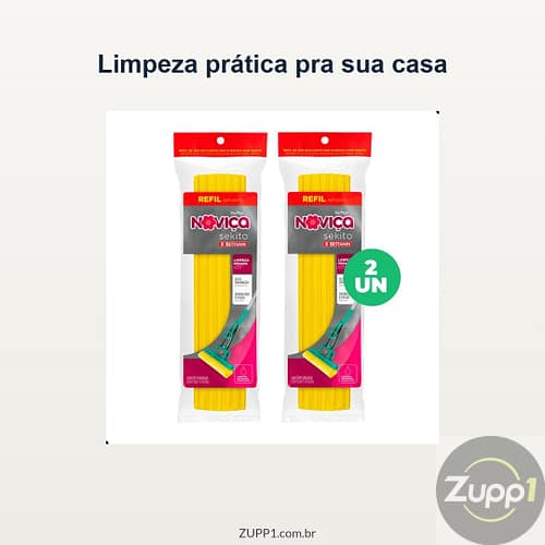 Kit Refil Mop Sekito Noviça – 2 Unidades